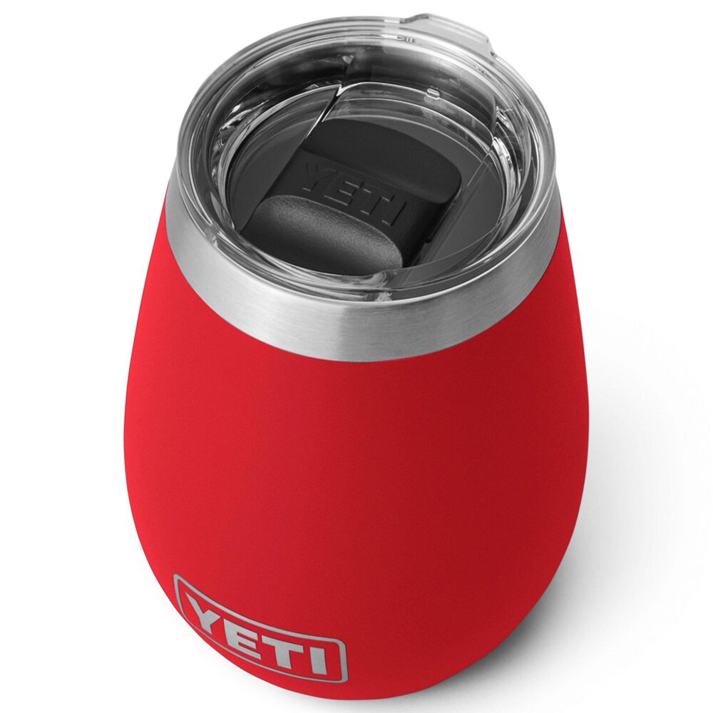 YETI Rambler 10 Oz Wine Tumbler with MagSlider Lid in Rescue Red, , large