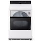 LG 5.5 Cu. Ft. Top Load Washer and 7.3 Cu. Ft. Electric Dryer with AI Sensing in Alpine White, , large