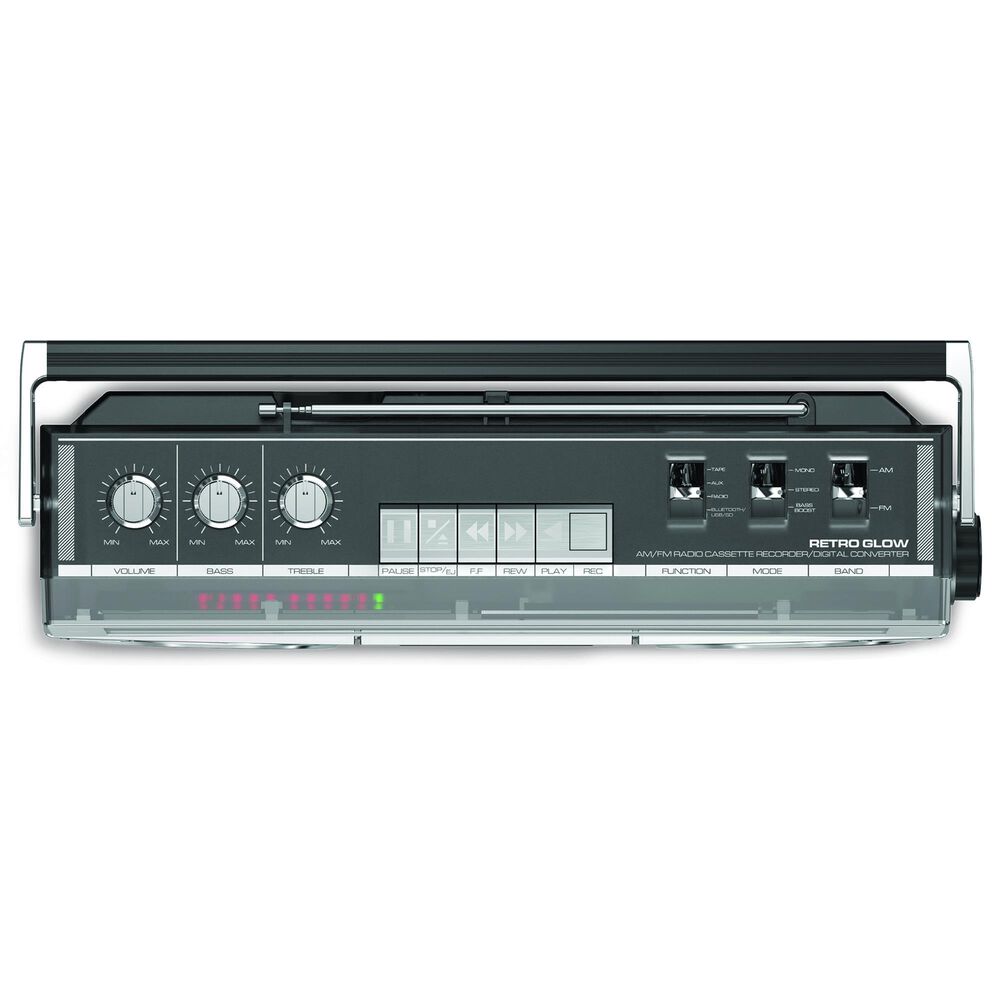 Ion Retro Glow Bluetooth Speaker in Silver, , large