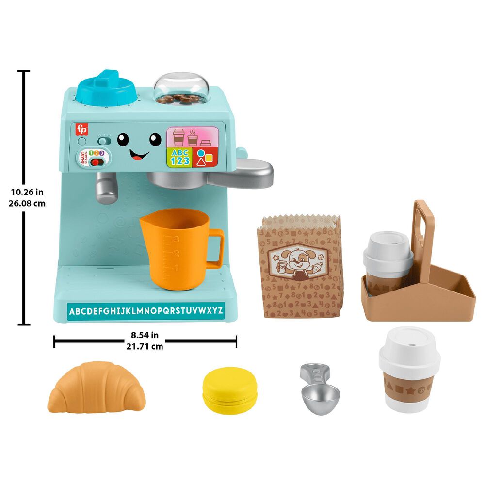 Fisher Price Laugh and Learn Learn and Serve Coffee Cafe Playset in Multicolor, , large