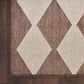 Nourison Positano Geometric Natural 6" x 9" Indoor/Outdoor Area Rug, , large