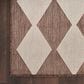 Nourison Positano Geometric Natural 6" x 9" Indoor/Outdoor Area Rug, , large