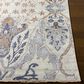 Surya Kushal 10" x 14" Silver Gray, Off White, Gray, Taupe and Ivory Area Rug, , large