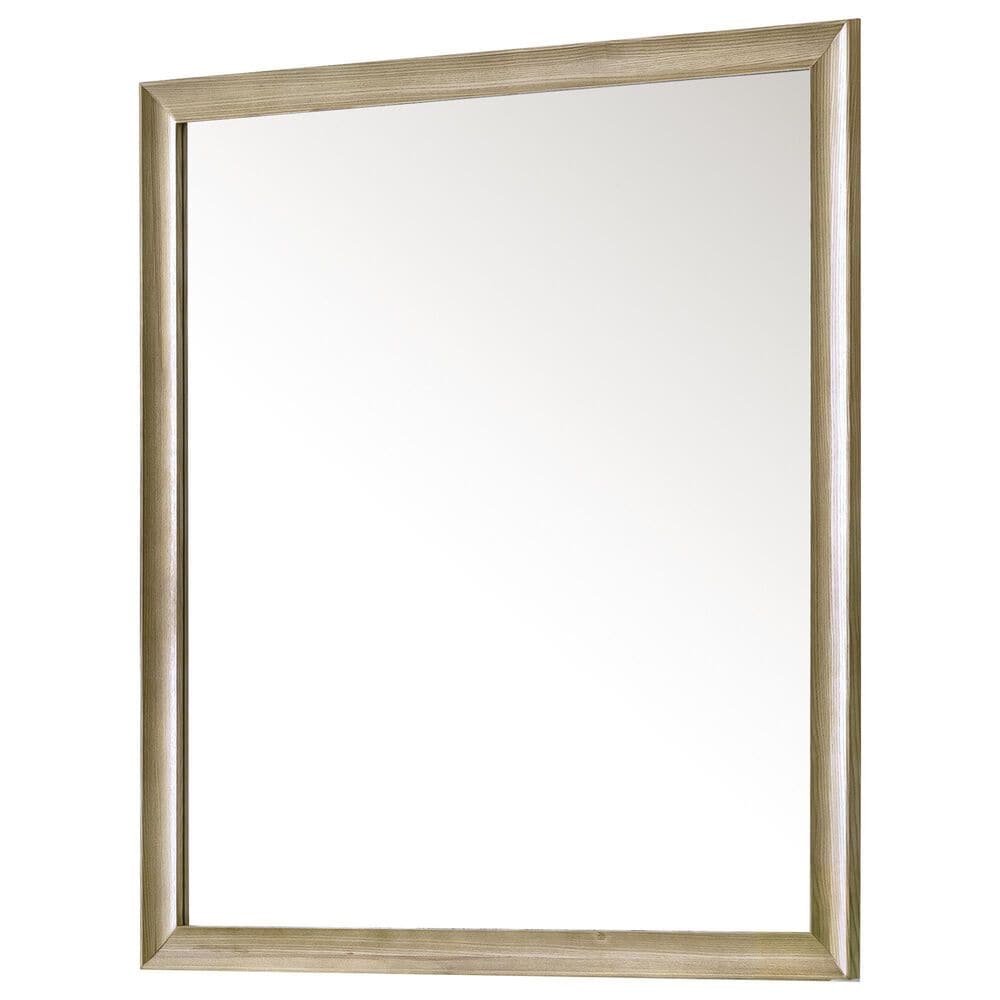 James Martin Vanities Glenbrooke 36" Rectangular Mirror in Whitewashed Oak, , large