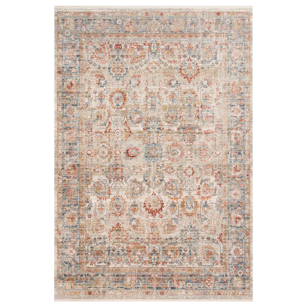 Loloi Claire CLE-02 2"7" x 8" Ivory and Ocean Runner, , large
