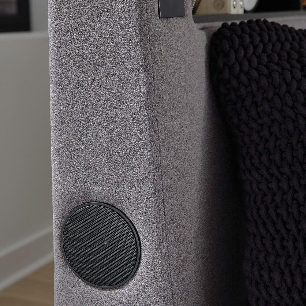 Ashley Verishaw Queen Platform Upholstered Bed in Gray, , large