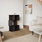HOMLUX 3-Tier Open Shelf Bookshelf in Espresso, , large