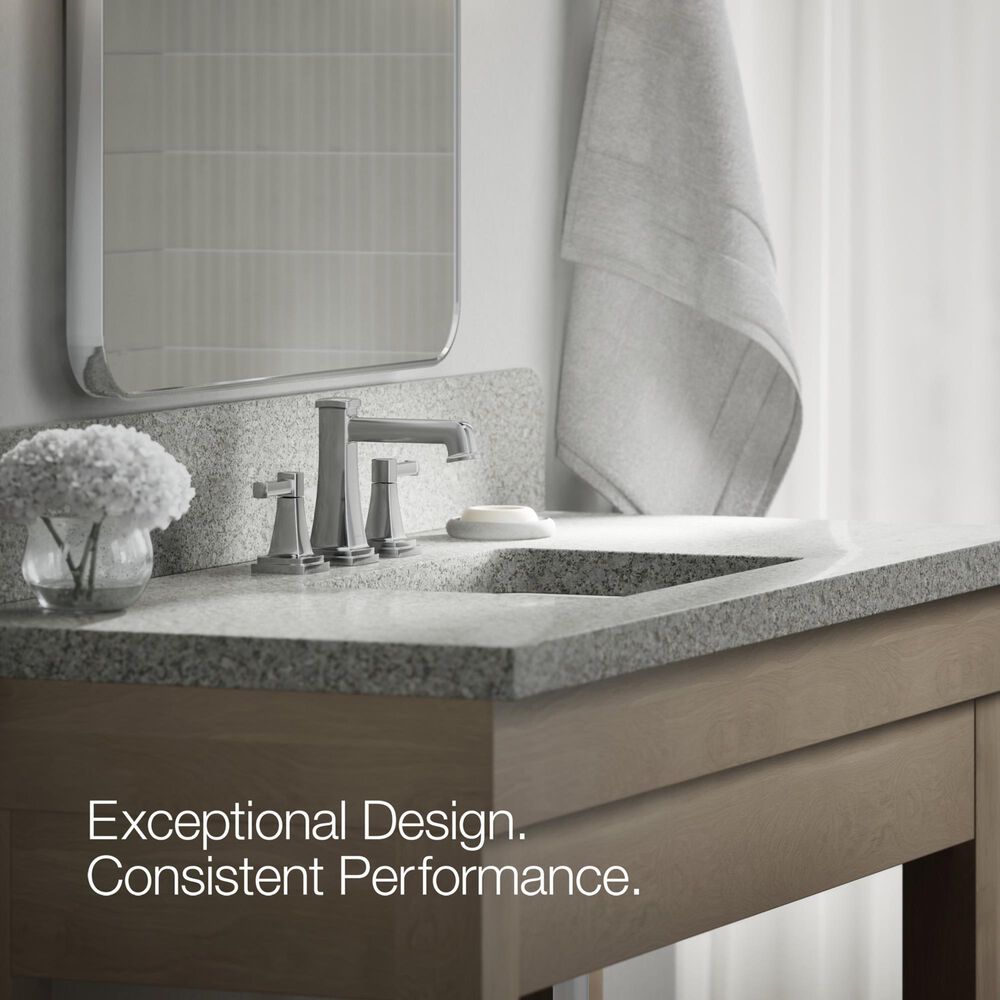 Kohler Riff Widespread Bathroom Sink Faucet in Polished Chrome, , large
