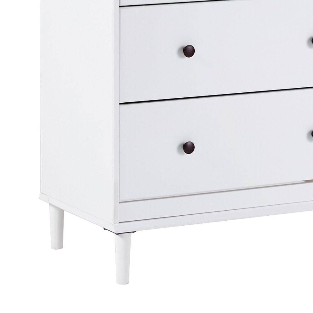 Walker Edison Spencer 6-Drawer Dresser in White, , large