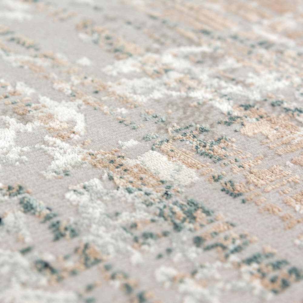 RIZZY Chelsea Ivory and Gray 5'3" x 7'6" Area Rug, , large
