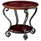 Furniture of America Mayo End Table in Brown Cherry, , large