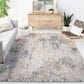 Safavieh Invista INV432A 9" x 12" Cream and Grey Area Rug, , large