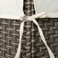 Household Essentials Handwoven Laundry Hamper with Lid and Removable Liner Bag in Gray, , large