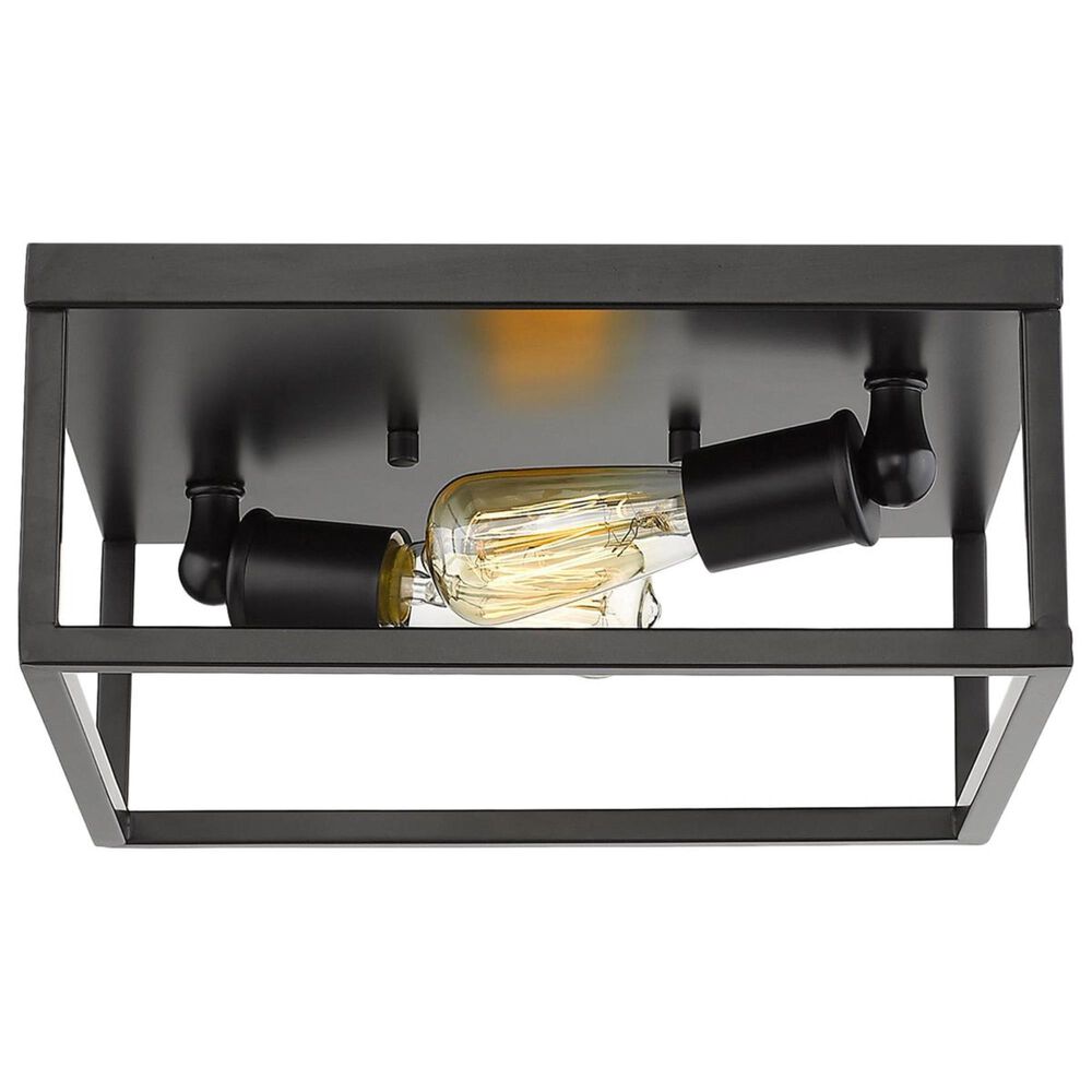 Golden Lighting Wesson Flush Mount in Black, , large