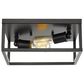 Golden Lighting Wesson Flush Mount in Black, , large