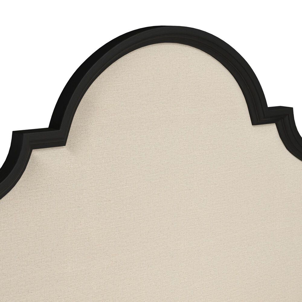 Vantage Atrium King Panel Bed in Rubbed Black and Brown, , large