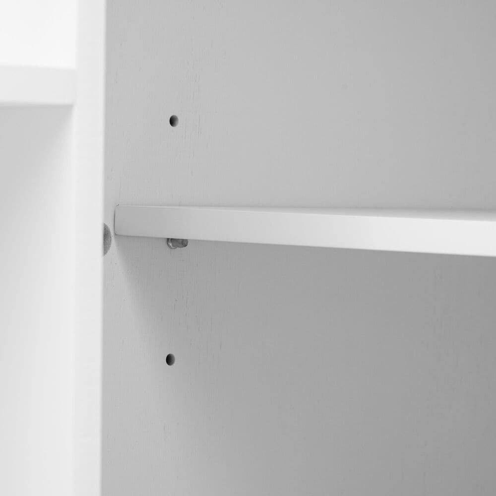 HOMLUX 51" Kitchen Island with Drop Leaf in White Ash, , large