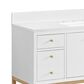 37B Isadore 36" Single Bathroom Vanity Cabinet in Bright White and White Composite Stone Top and Backsplash, , large