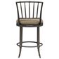 Armen Living Vince Swivel Counter Stool in Mushroom Brown, , large
