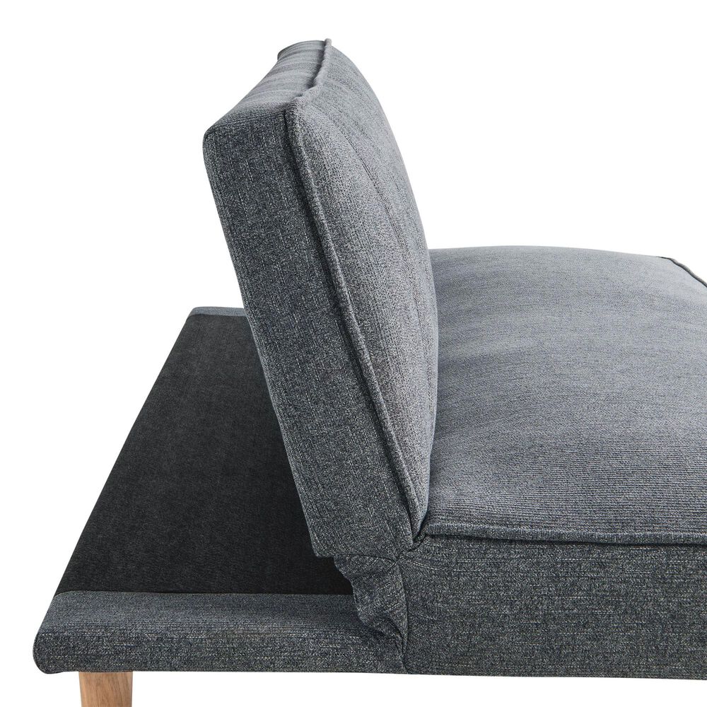 Lifestyle Solutions Salem Convertible Sofa in Gray, , large