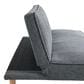 Lifestyle Solutions Salem Convertible Sofa in Gray, , large