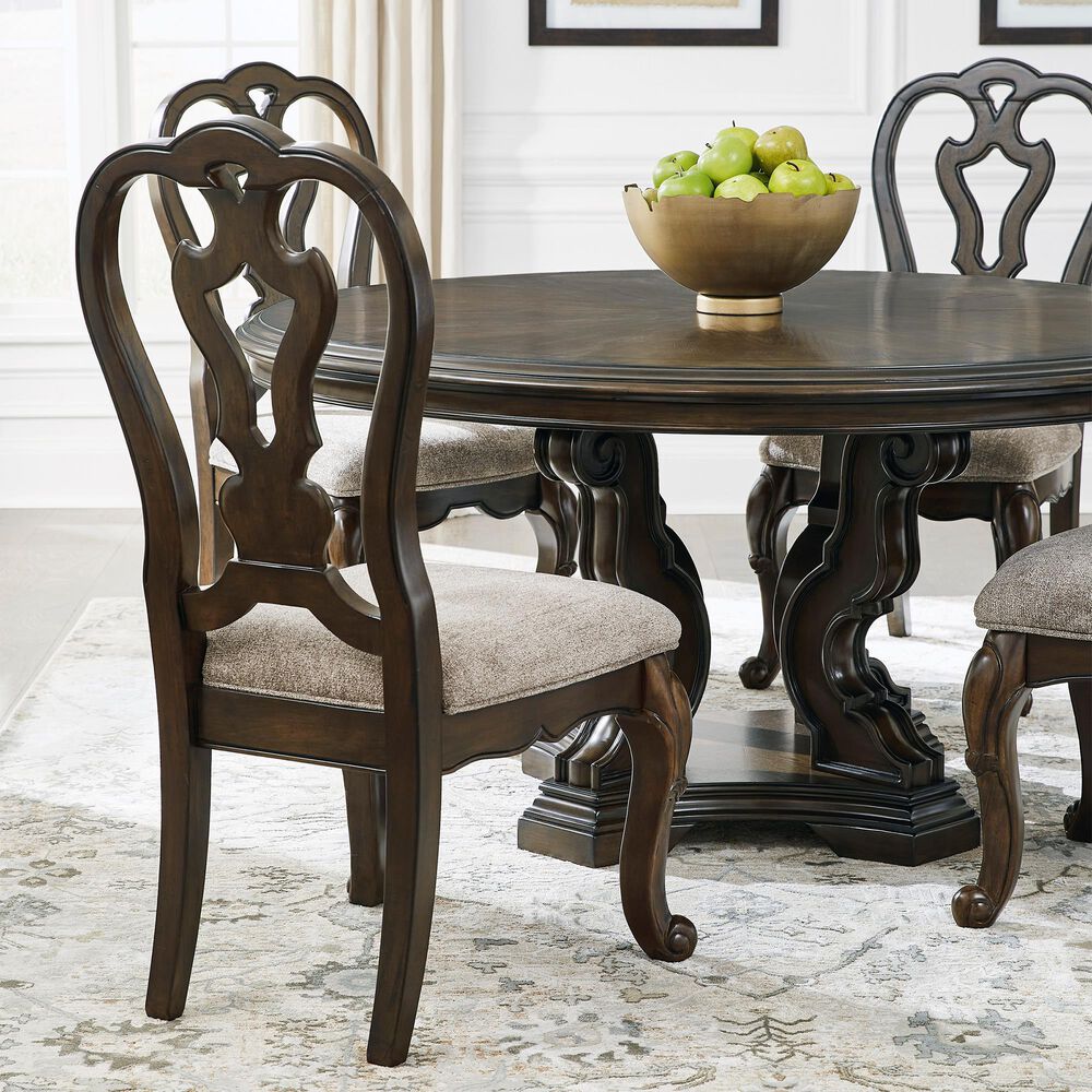 Millenium Maylee 5-Piece Dining Set in Dark Brown, , large