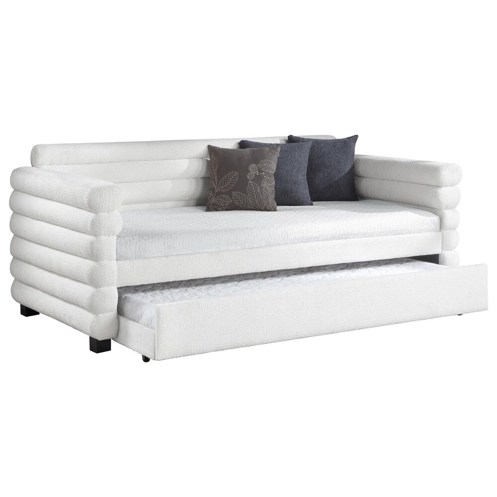 Pacific Landing Patricia Daybed with Trundle in White, , large