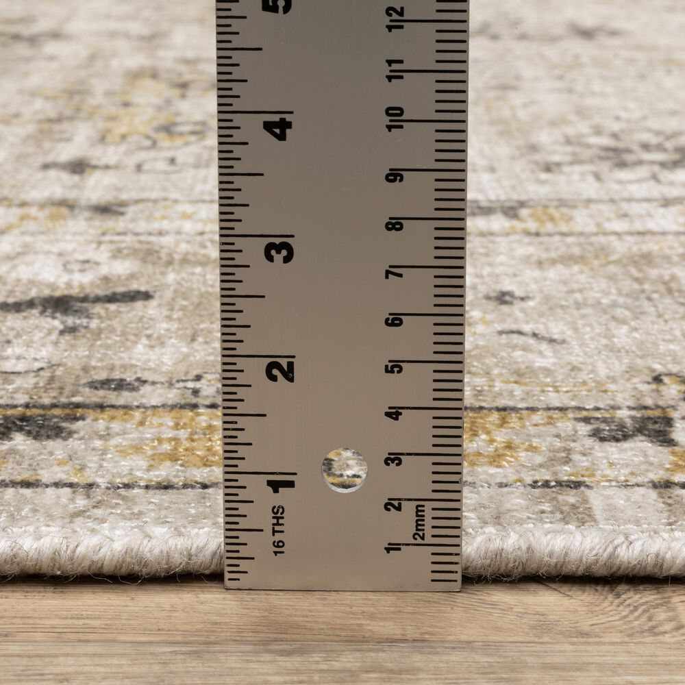 Oriental Weavers Windham Beige and Gold 6&#39; x 9&#39; Area Rug, , large