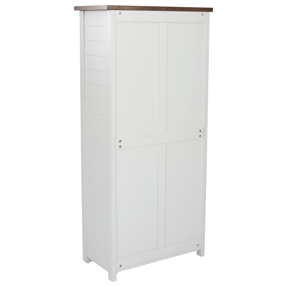 Homestyles Portsmouth Bookcase in White, , large