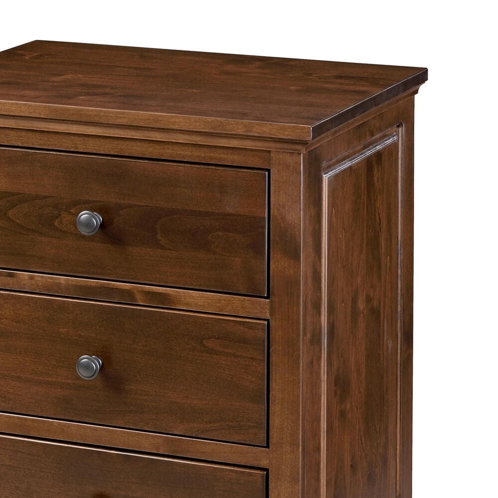 Archbold Furniture Heritage 3 Drawer Wide Nightstand in Brown Mahogany, , large