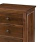 Archbold Furniture Heritage 3 Drawer Wide Nightstand in Brown Mahogany, , large