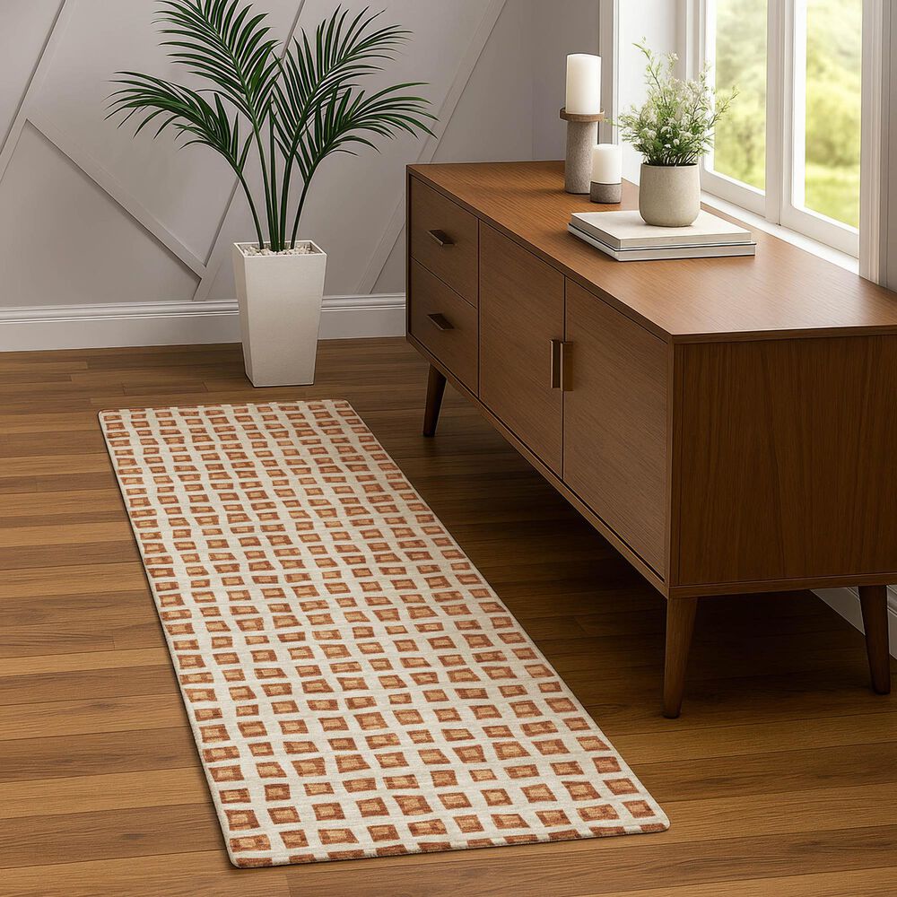Dalyn Rug Company The Reserve TR4 Copper 2&#39;3&quot; x 7&#39;6&quot; Indoor/Outdoor Runner, , large