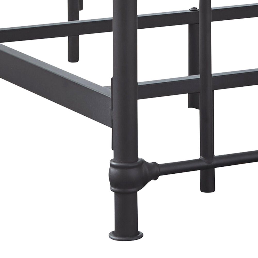 Ashley Nashburg Twin Metal Headboard/Footboard/Rails in Black, , large