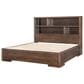 Legacy Classic Architect 3-Piece King Bookcase Bedroom Set in Onyx with LED Lighting, , large