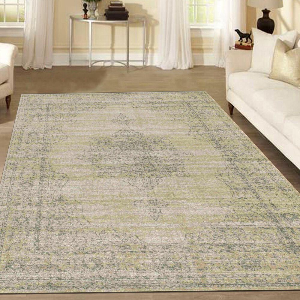 Radici USA Colosseo Beige 3&#39; x 5&#39; Area Rug, , large