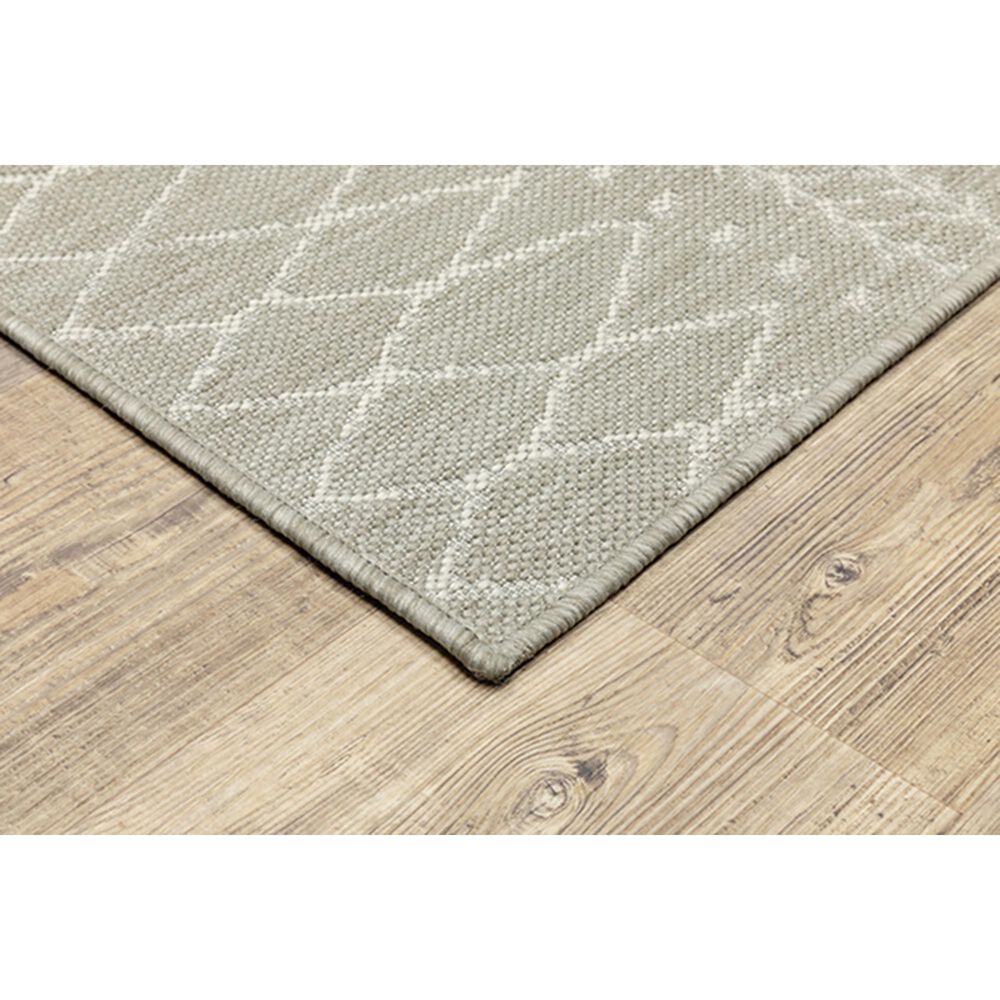 Oriental Weavers Portofino 670H4 6&#39;7&quot; x 9&#39;2&quot; Gray Area Rug, , large