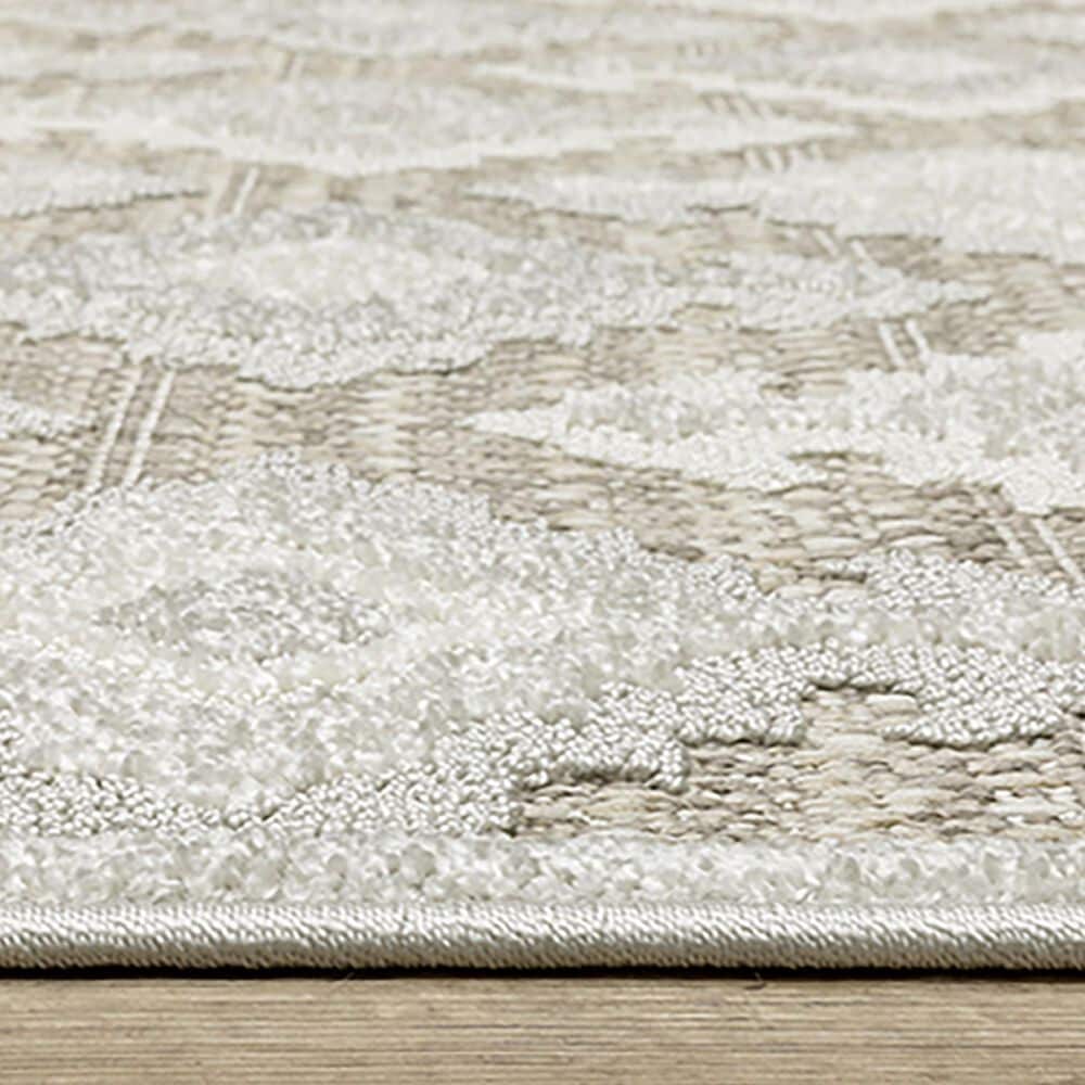 Oriental Weavers Tangier TAN08 9&#39;10&quot; x 12&#39;10&quot; Beige Area Rug, , large