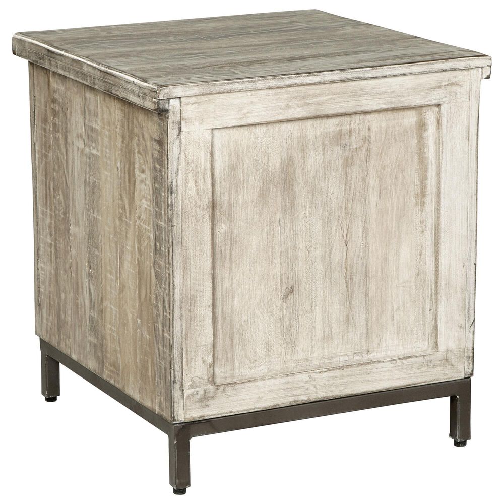 Ashley Laddford Accent Cabinet in Antique Brown and Whitewash, , large