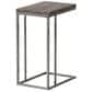 Pacific Landing Accent Table in Black and Weather Grey, , large