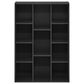 HOMLUX 11-Cube Reversible Open Shelf Bookshelf in Blackwood, , large