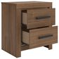 Ashley Broachmyn Twin Bed with Nightstand in Warm Auburn, , large