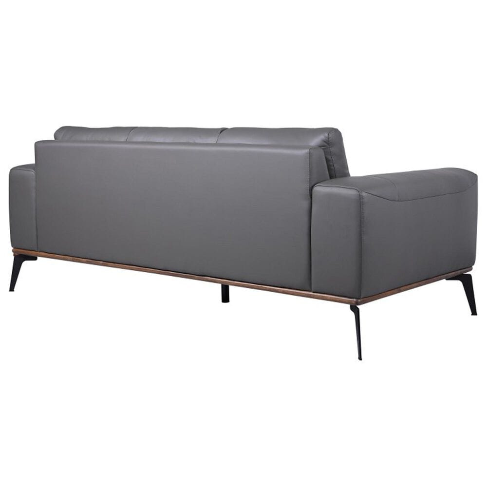 37B Pietro Stationary Leather Sofa in Gray, , large