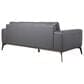 37B Pietro Stationary Leather Sofa in Gray, , large