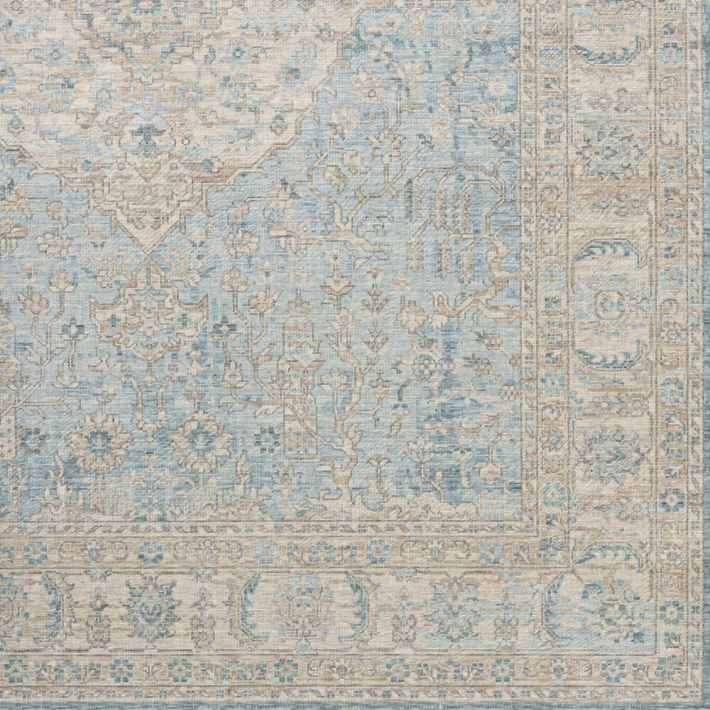 Surya Once Upon a Time Light Gray, Tan, Pale Blue, Gray, Denim and Medium Gray 9&#39;10&quot; x 12&#39;6&quot; Area Rug, , large