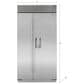 Sub Zero 42" Classic Side-by-Side Refrigerator/Freezer with Dispenser, , large