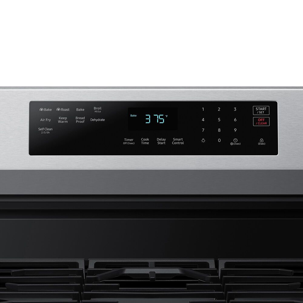 Samsung 6 Cu. Ft. Freestanding Gas Range with Wi-Fi and Air Fry in Stainless Steel, , large