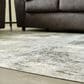 Ashley Arriston 5"3" x 7" Teal, Gray, Beige and Taupe Area Rug, , large