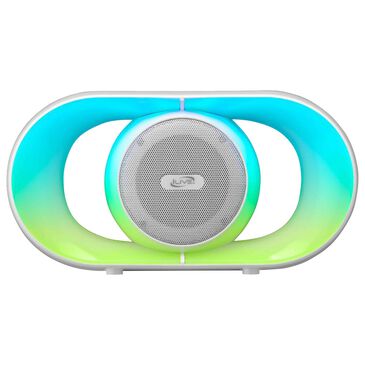 iLive Tunes+ Wireless Bluetooth Speaker with Color Changing LEDs in White, , large