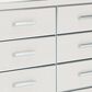 Ashley Zuraleus 4-Piece King Upholstered Storage Bedroom Set in Matte White, , large
