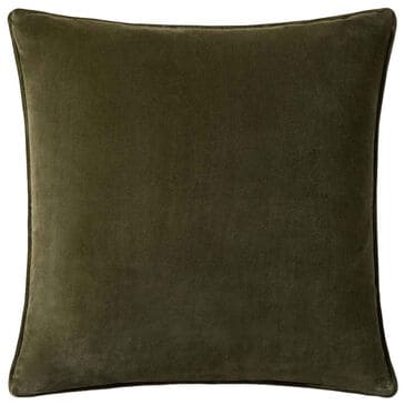 Loloi Lydia 26" Euro Square Throw Pillow in Green and Beige, , large
